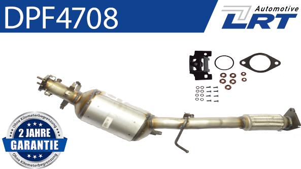 LRT DPF4708 - Филтър за сажди / твърди частици, изпускателна система vvparts.bg