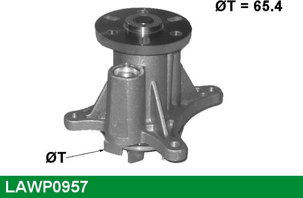 LUCAS LAWP0957 - Водна помпа vvparts.bg