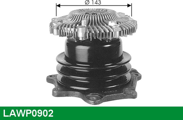 LUCAS LAWP0902 - Водна помпа vvparts.bg