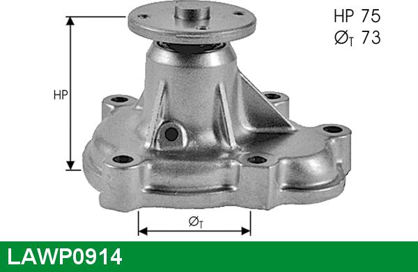 LUCAS LAWP0914 - Водна помпа vvparts.bg