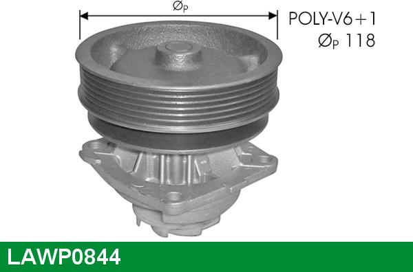 LUCAS LAWP0844 - Водна помпа vvparts.bg