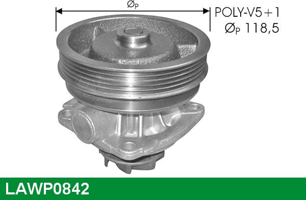 LUCAS LAWP0842 - Водна помпа vvparts.bg