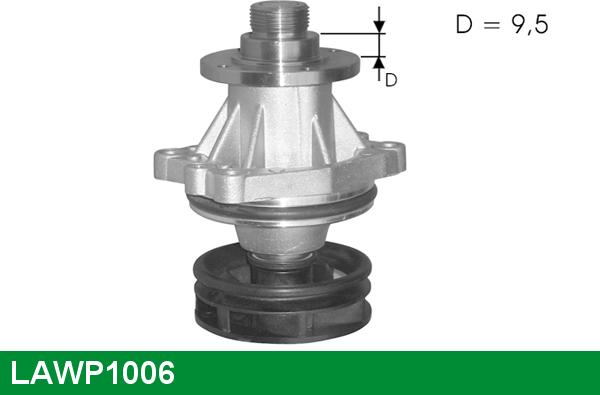 LUCAS LAWP1006 - Водна помпа vvparts.bg