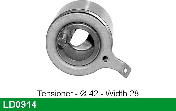 LUCAS LD0914 - Обтяжна ролка, ангренаж vvparts.bg