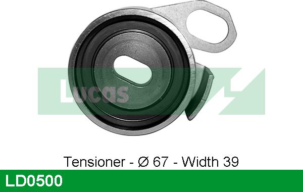 LUCAS LD0500 - Обтяжна ролка, ангренаж vvparts.bg