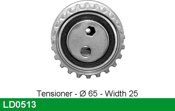 LUCAS LD0513 - Обтяжна ролка, ангренаж vvparts.bg
