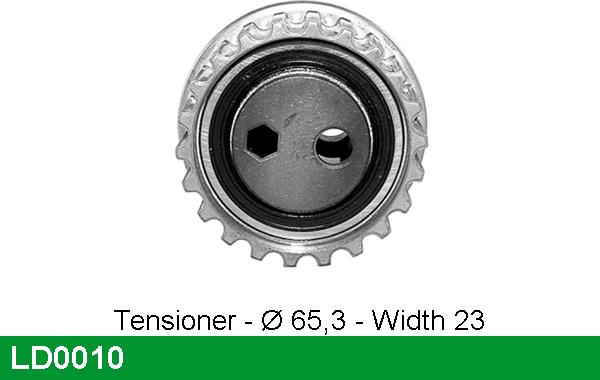 LUCAS LD0010 - Обтяжна ролка, ангренаж vvparts.bg