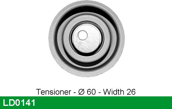 LUCAS LD0141 - Обтяжна ролка, ангренаж vvparts.bg