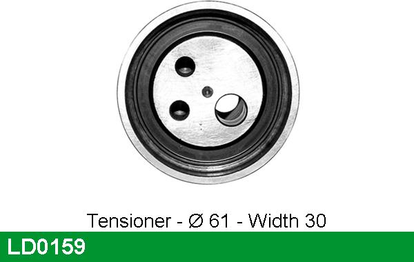 LUCAS LD0159 - Обтяжна ролка, ангренаж vvparts.bg