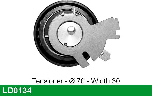 LUCAS LD0134 - Обтяжна ролка, ангренаж vvparts.bg