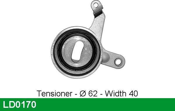 LUCAS LD0170 - Обтяжна ролка, ангренаж vvparts.bg