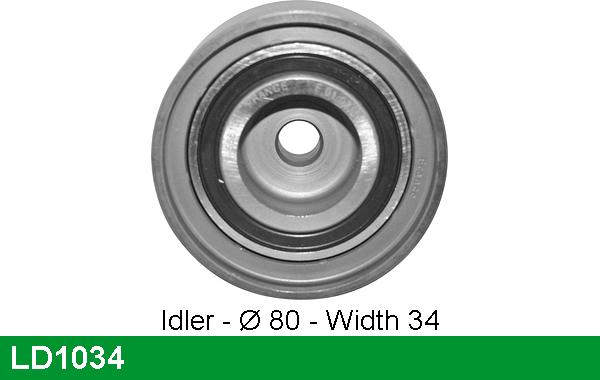 LUCAS LD1034 - Обтяжна ролка, ангренаж vvparts.bg