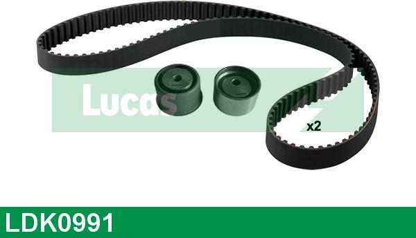 LUCAS LDK0991 - Комплект ангренажен ремък vvparts.bg