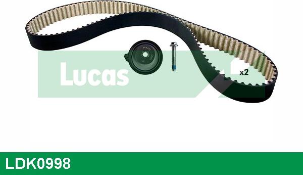 LUCAS LDK0998 - Комплект ангренажен ремък vvparts.bg