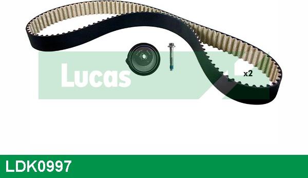 LUCAS LDK0997 - Комплект ангренажен ремък vvparts.bg