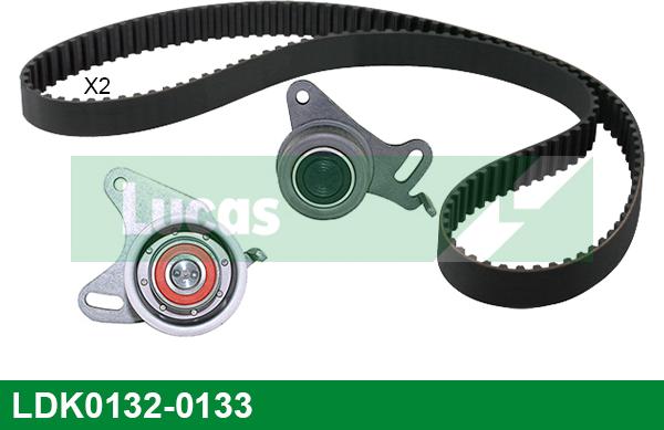 LUCAS LDK0132/0133 - Комплект ангренажен ремък vvparts.bg