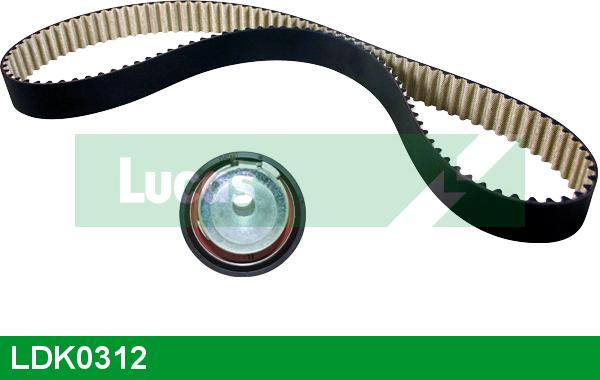LUCAS LDK0312 - Комплект ангренажен ремък vvparts.bg