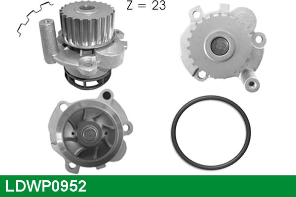 LUCAS LDWP0952 - Водна помпа vvparts.bg