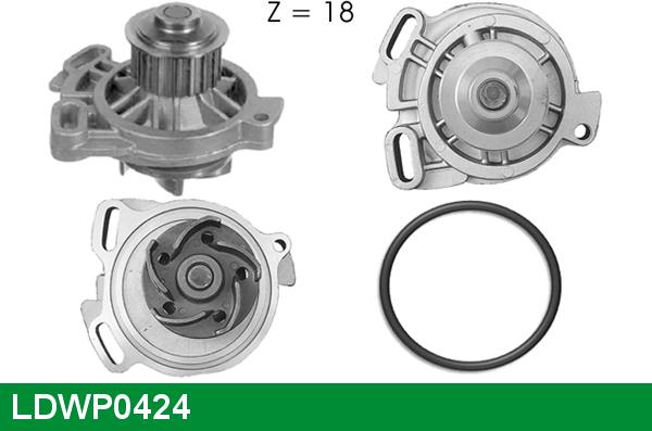 LUCAS LDWP0424 - Водна помпа vvparts.bg
