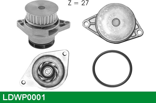 LUCAS LDWP0001 - Водна помпа vvparts.bg