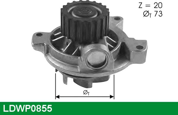 LUCAS LDWP0855 - Водна помпа vvparts.bg