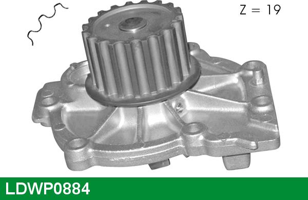 LUCAS LDWP0884 - Водна помпа vvparts.bg