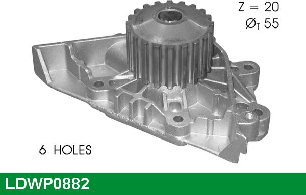 LUCAS LDWP0882 - Водна помпа vvparts.bg