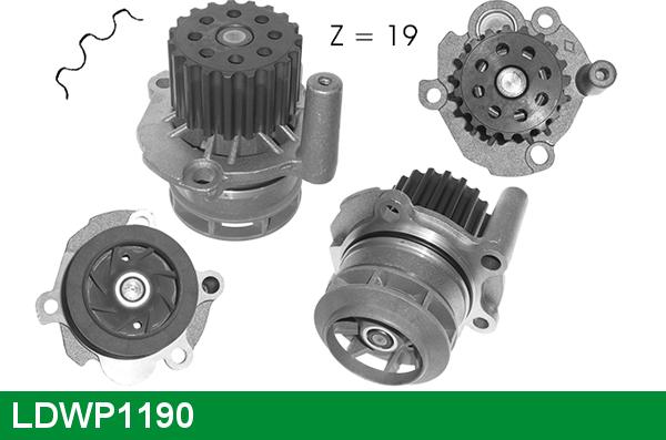 LUCAS LDWP1190 - Водна помпа vvparts.bg