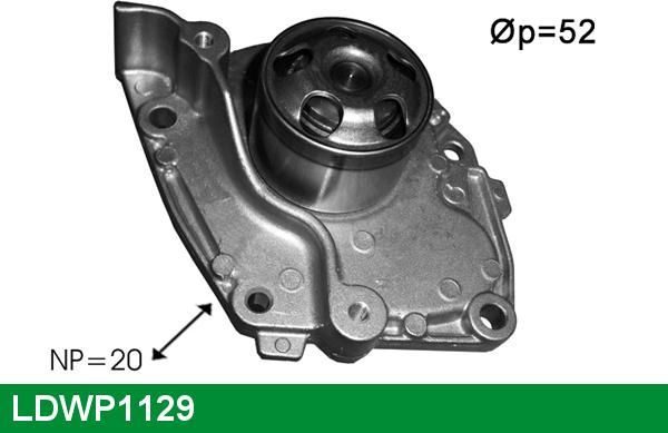 LUCAS LDWP1129 - Водна помпа vvparts.bg