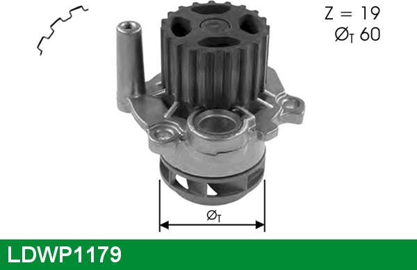 LUCAS LDWP1179 - Водна помпа vvparts.bg