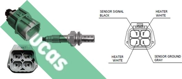 LUCAS LEB763 - Ламбда-сонда vvparts.bg