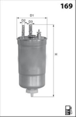 LUCAS LFDF326 - Горивен филтър vvparts.bg