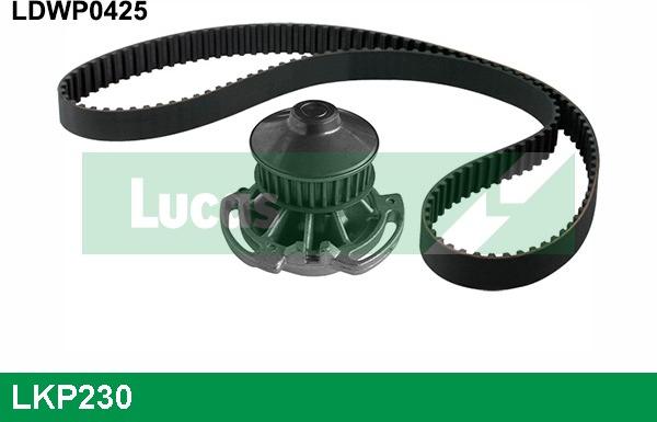 LUCAS LKP230 - Водна помпа+ к-кт ангренажен ремък vvparts.bg