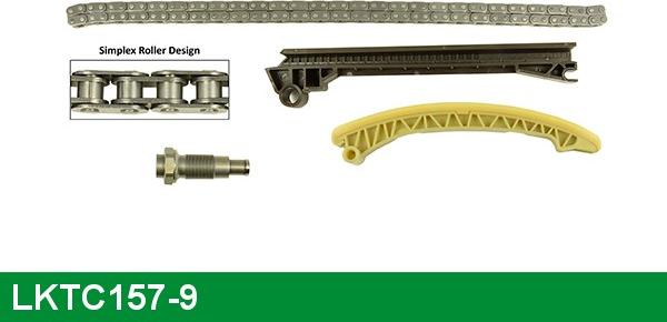 LUCAS LKTC157-9 - Комплект ангренажна верига vvparts.bg