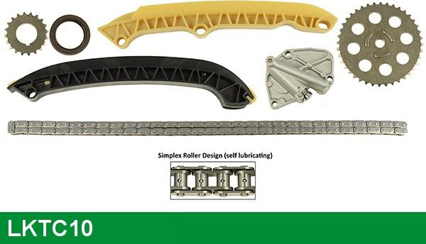 LUCAS LKTC10 - Комплект ангренажна верига vvparts.bg