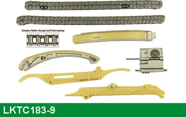 LUCAS LKTC183-9 - Комплект ангренажна верига vvparts.bg