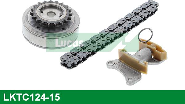 LUCAS LKTC124-15 - Комплект ангренажна верига vvparts.bg