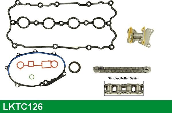 LUCAS LKTC126 - Комплект ангренажна верига vvparts.bg