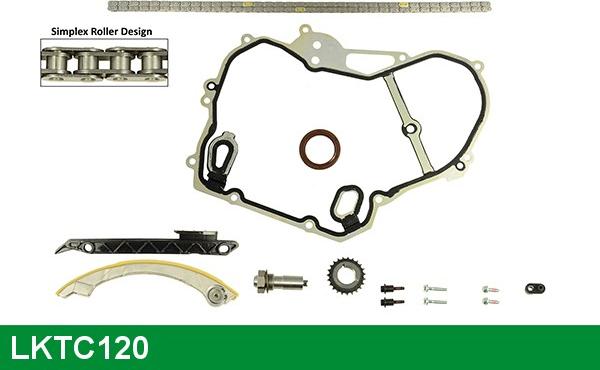 LUCAS LKTC120 - Комплект ангренажна верига vvparts.bg