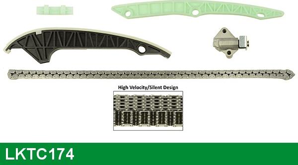 LUCAS LKTC174 - Комплект ангренажна верига vvparts.bg