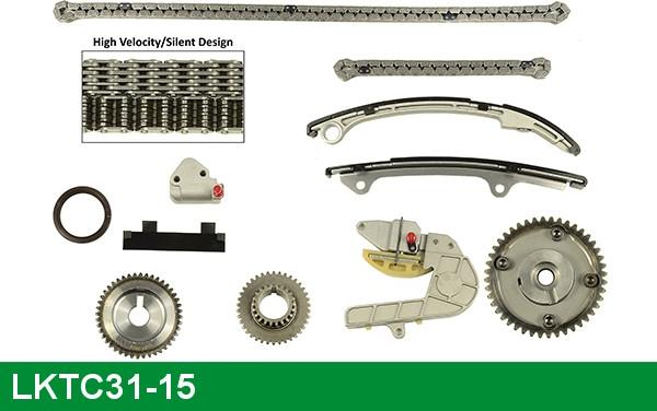 LUCAS LKTC31-15 - Комплект ангренажна верига vvparts.bg