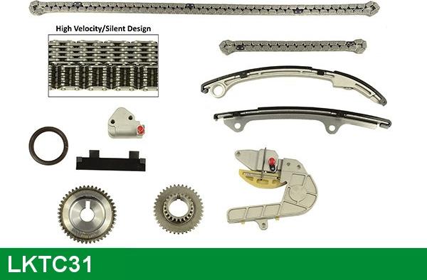 LUCAS LKTC31 - Комплект ангренажна верига vvparts.bg