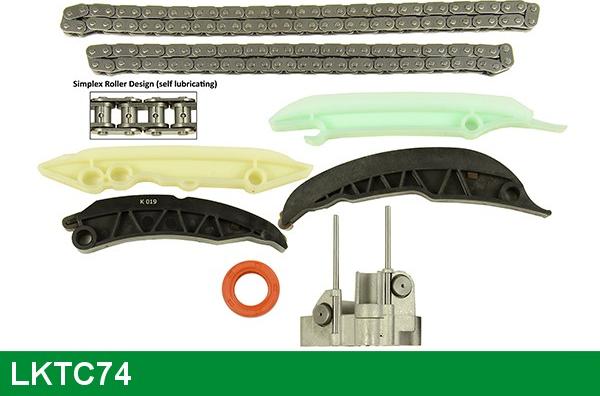 LUCAS LKTC74 - Комплект ангренажна верига vvparts.bg