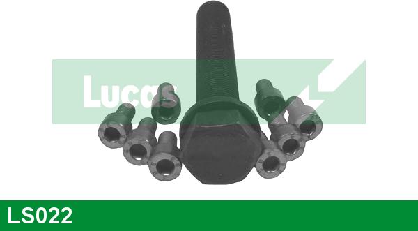 LUCAS LS022 - Комплект винтове, ремъчно зъбно колело-колянов вал vvparts.bg