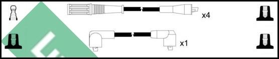 LUCAS LUC4410 - Комплект запалителеи кабели vvparts.bg