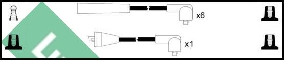 LUCAS LUC4436 - Комплект запалителеи кабели vvparts.bg