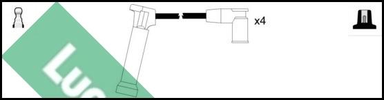 LUCAS LUC4472 - Комплект запалителеи кабели vvparts.bg