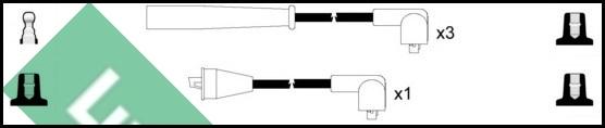 LUCAS LUC4561 - Комплект запалителеи кабели vvparts.bg
