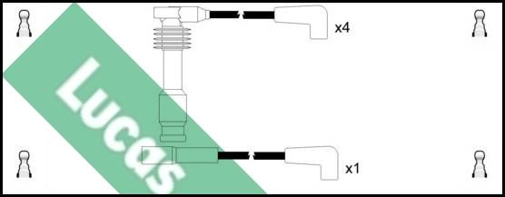 LUCAS LUC4585 - Комплект запалителеи кабели vvparts.bg