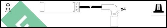 LUCAS LUC4575 - Комплект запалителеи кабели vvparts.bg